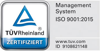 TÜV Rheinland - Zertifiziert